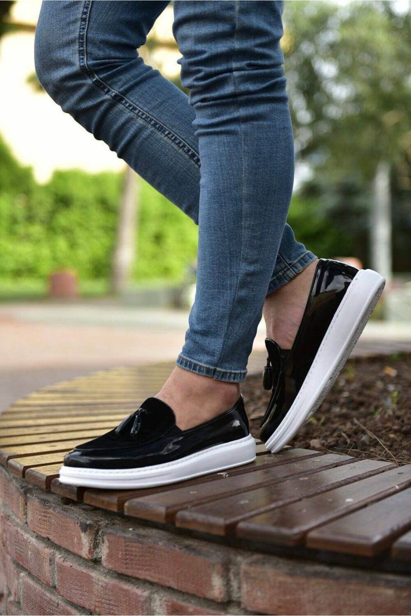 Chekich CH002 Men's Sneakers, Fashion Shoes, Black - Image 4