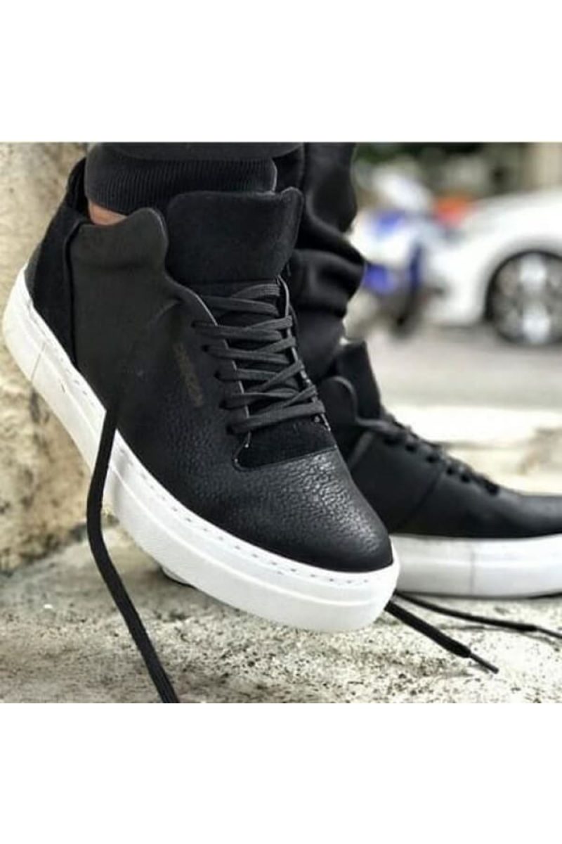 Chekich CH004 Men's Sneakers, Fashion Shoes, Black - Image 4