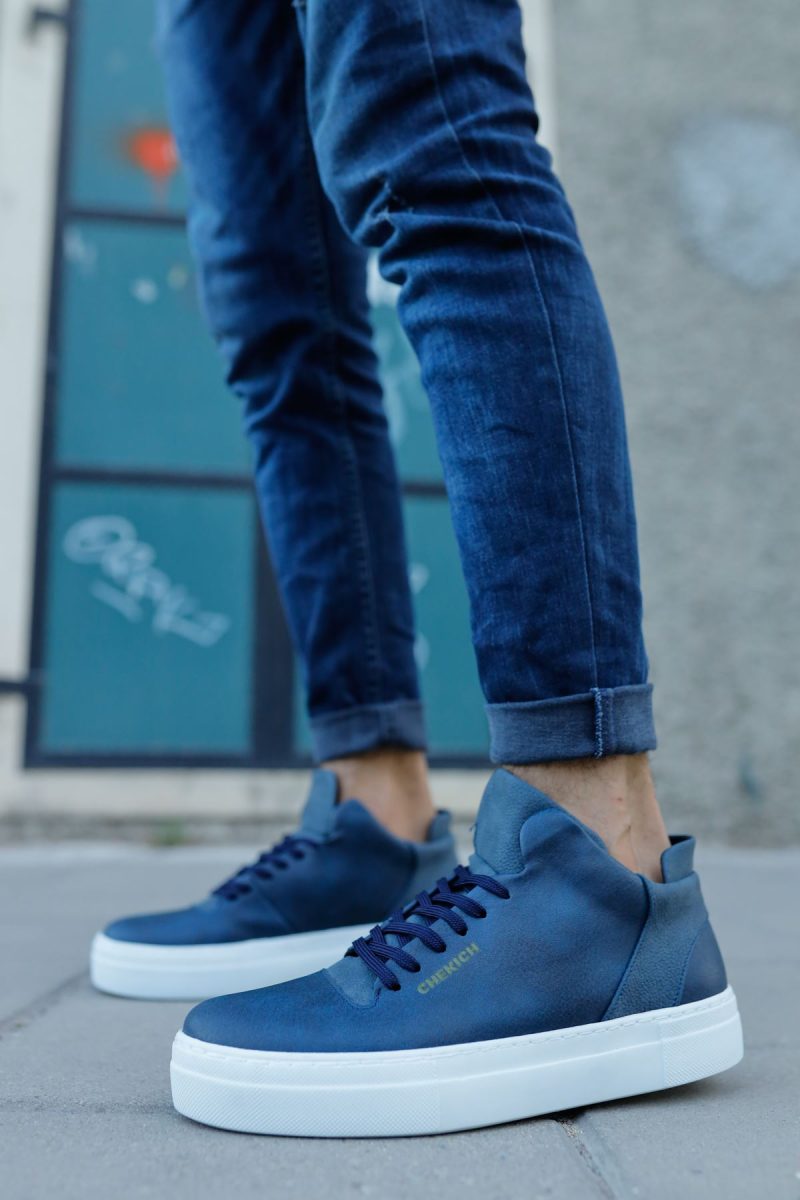 Chekich CH004 Men's Sneakers, Fashion Shoes, NavyBlue