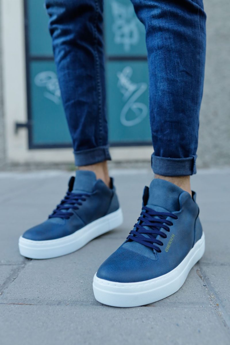 Chekich CH004 Men's Sneakers, Fashion Shoes, NavyBlue - Image 2