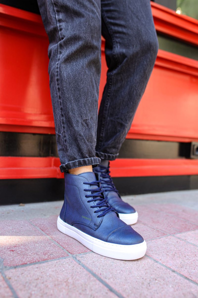 Chekich CH029 Men's Sneakers, Fashion Shoes, NavyBlue - Image 4