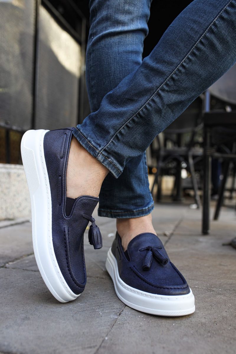 Chekich CH127 Men's Sneakers, Fashion Shoes, NavyBlue - Image 4