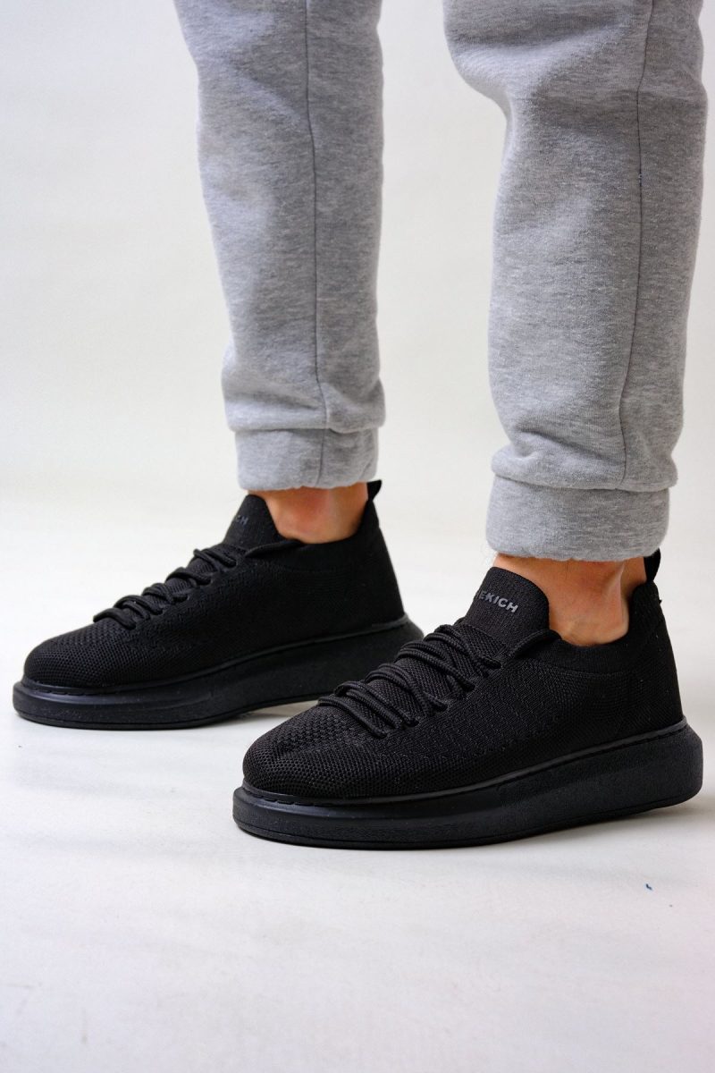 Chekich CH307 Men's Sneakers, Fashion Shoes, Black - Image 4