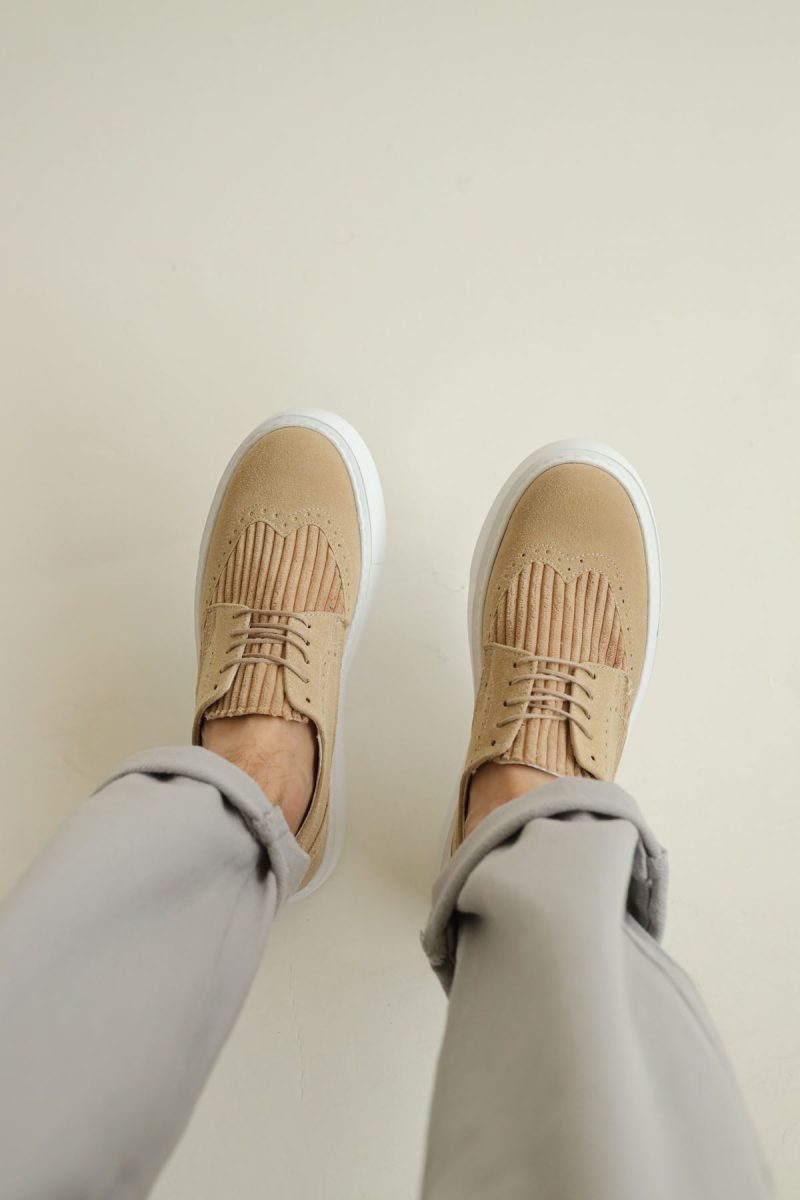 Chekich CH149 Men's Sneakers, Fashion Shoes, Sand - Image 3