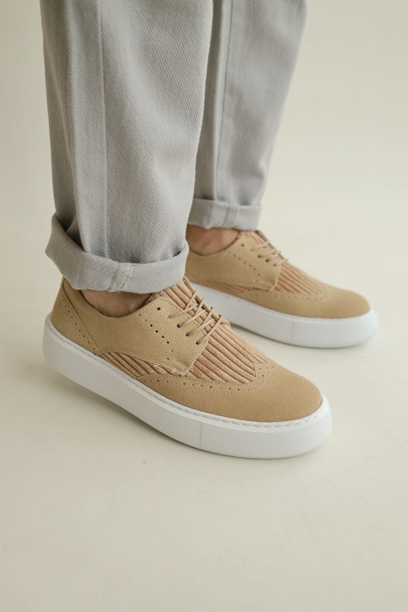 Chekich CH149 Men's Sneakers, Fashion Shoes, Sand - Image 2