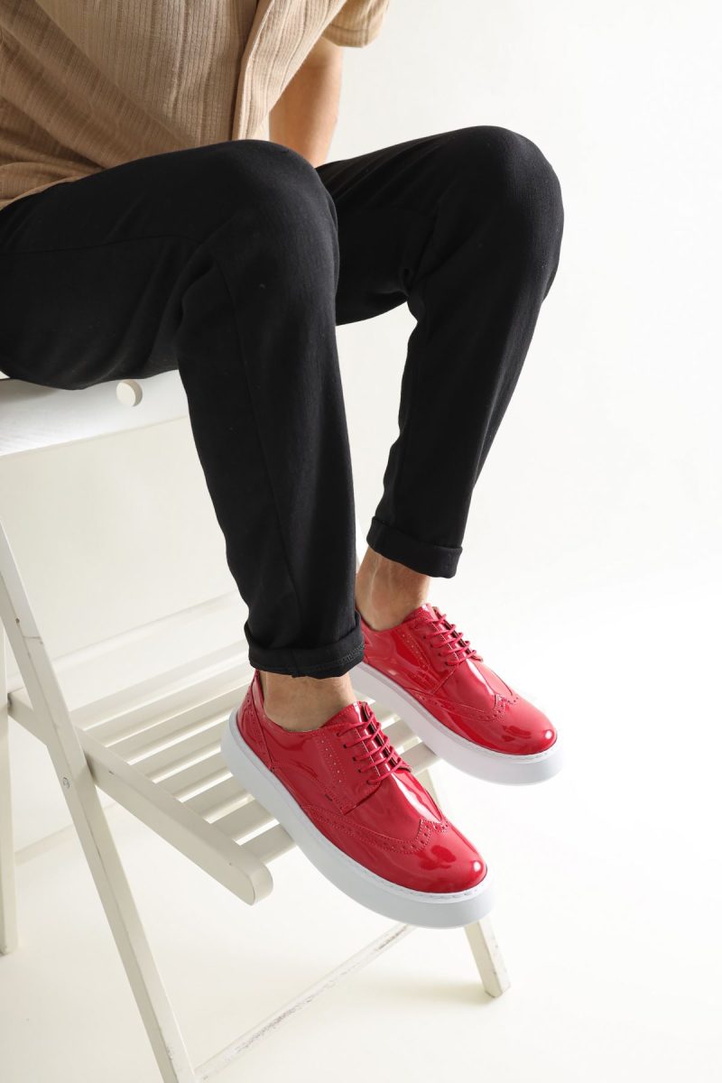 Chekich CH149 Men's Sneakers, Fashion Shoes, Red - Image 4