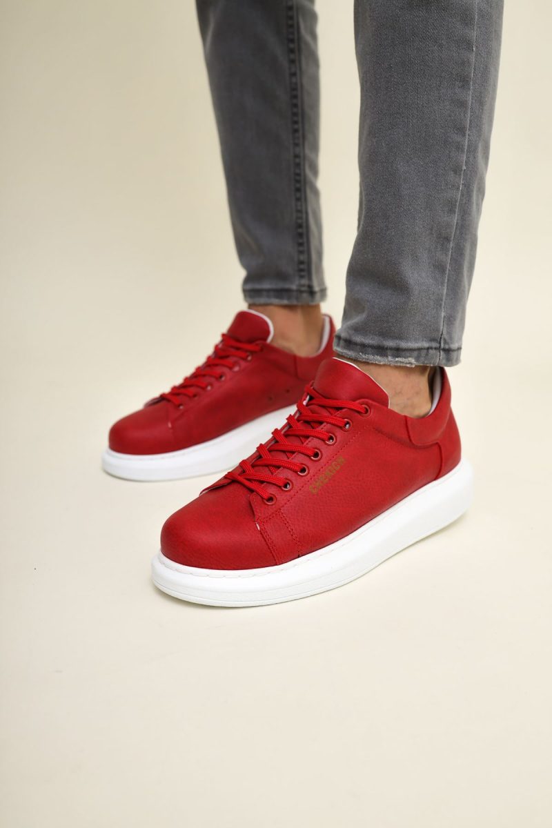 Chekich CH257 Men's Sneakers, Fashion Shoes, Red