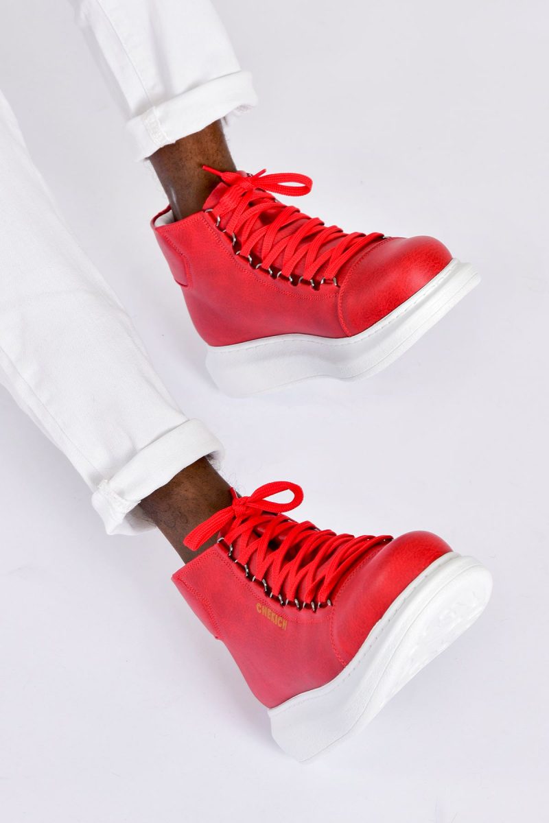 Chekich CH258 Men's Sneakers, Fashion Shoes, Red