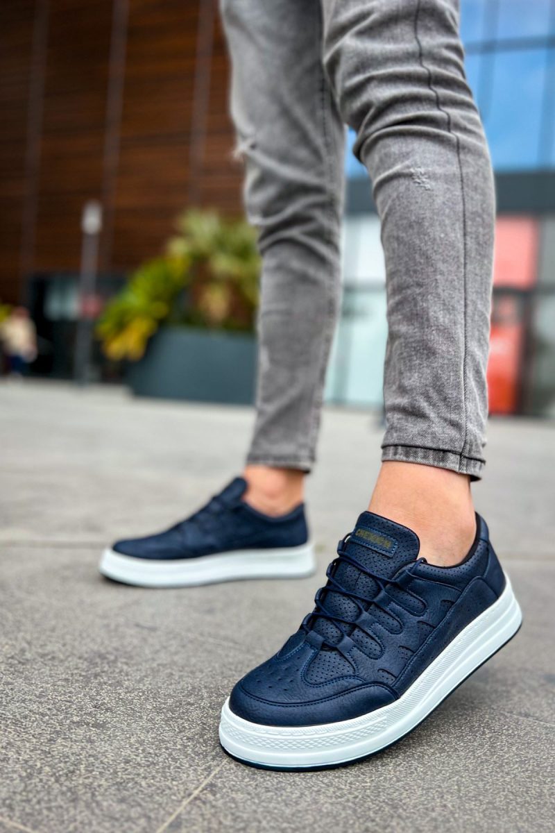 Chekich CH040 Men's Sneakers, Fashion Shoes, NavyBlue - Image 2