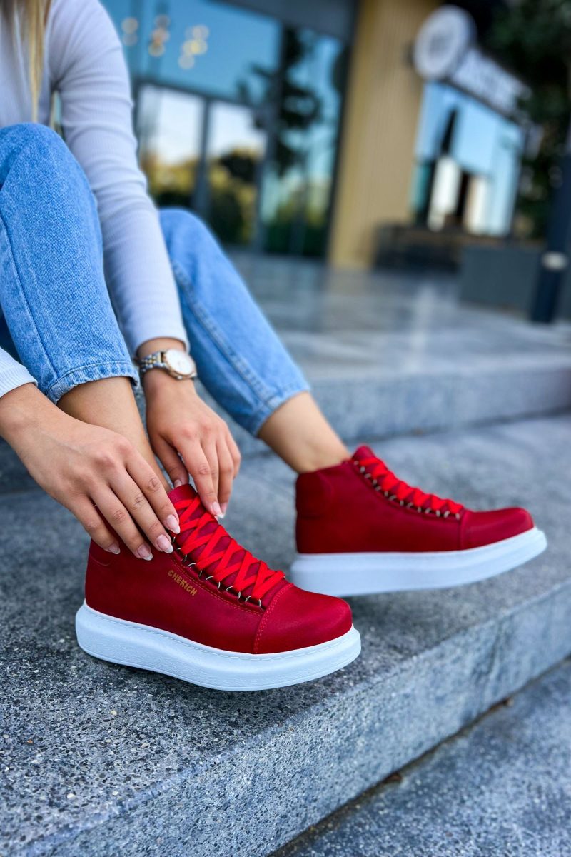 Chekich CH258 Women's Sneakers, Fashion Shoes, Red