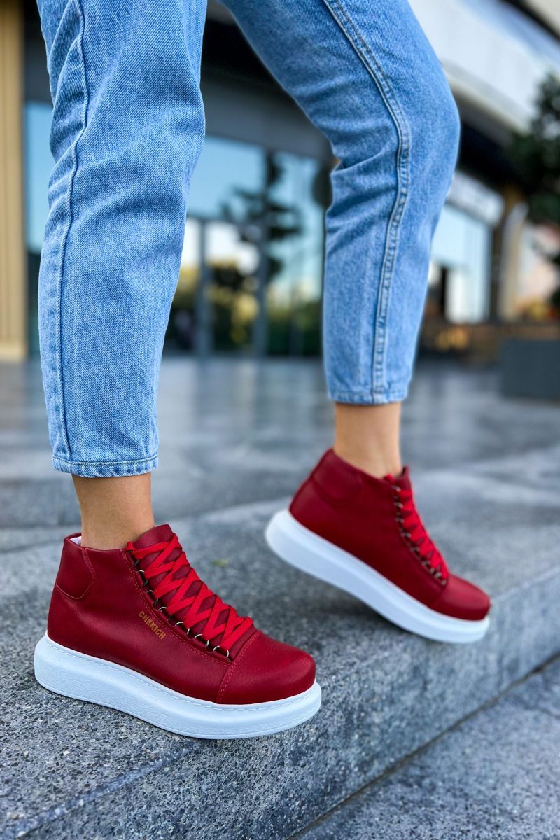 Chekich CH258 Women's Sneakers, Fashion Shoes, Red - Image 3