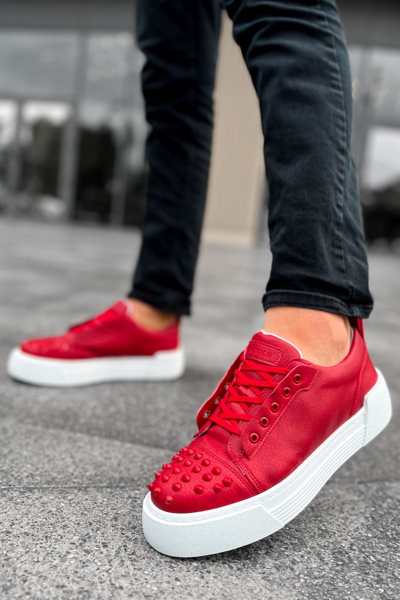 Chekich CH169 Men's Sneakers, Fashion Shoes, Red - Image 2