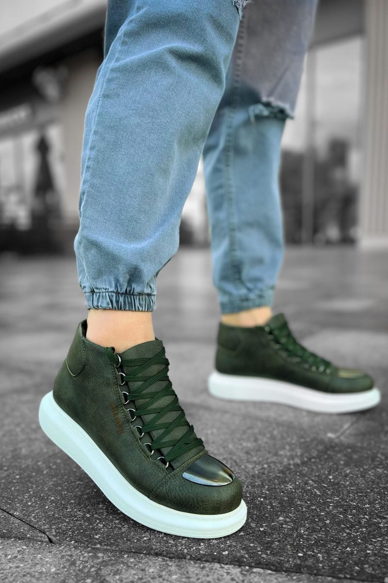 Chekich CH267 Men's Sneakers, Fashion Shoes, Green - Image 2