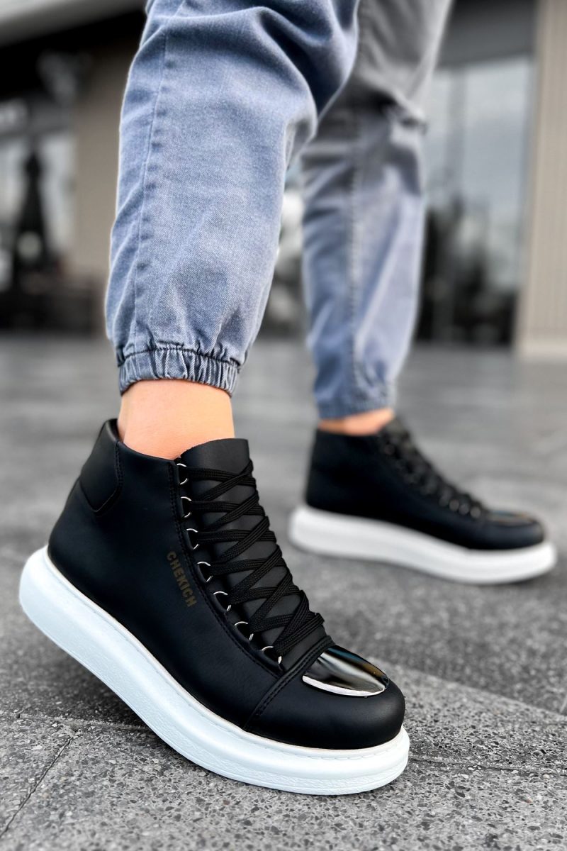 Chekich CH267 Men's Sneakers, Fashion Shoes, Black - Image 3