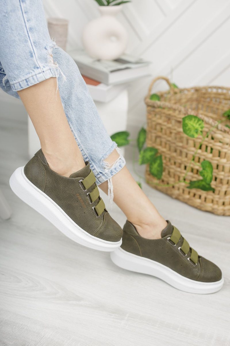 Chekich CH253 Women's Sneakers, Fashion Shoes, Green - Image 3