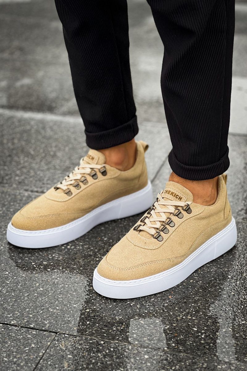 Chekich CH319 Men's Sneakers, Fashion Shoes, Sand - Image 2