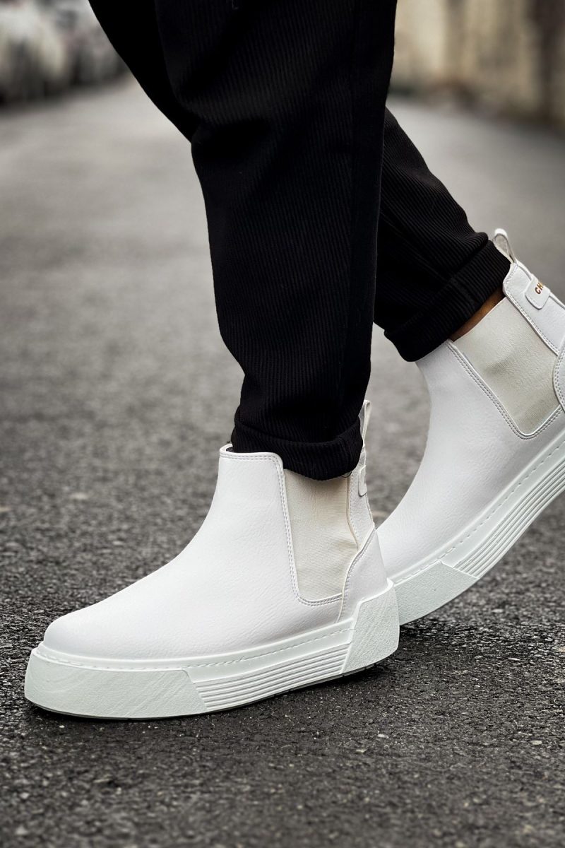 Chekich CH069 Men's Sneakers, Fashion Shoes, White - Image 2