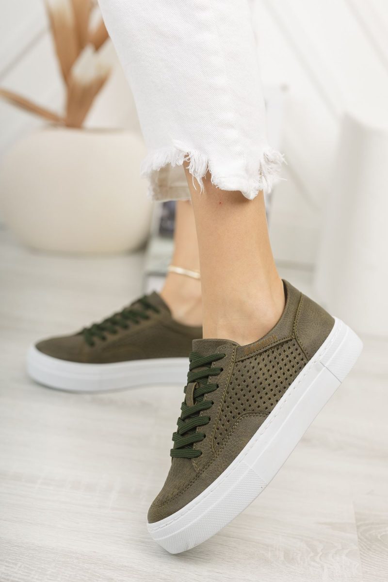 Chekich CH015 Women's Sneakers, Fashion Shoes, Green - Image 3