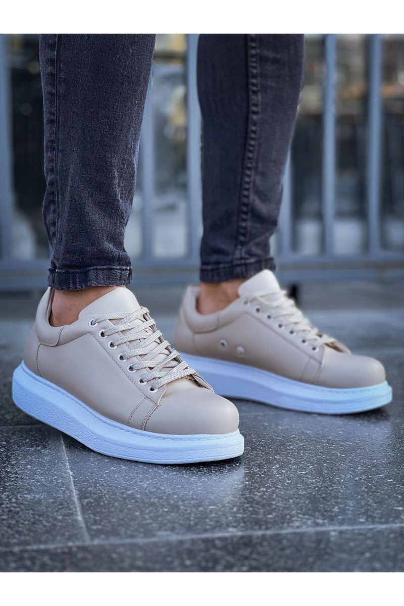 Chekich CH257 Men's Sneakers, Fashion Shoes, Beige - Image 2