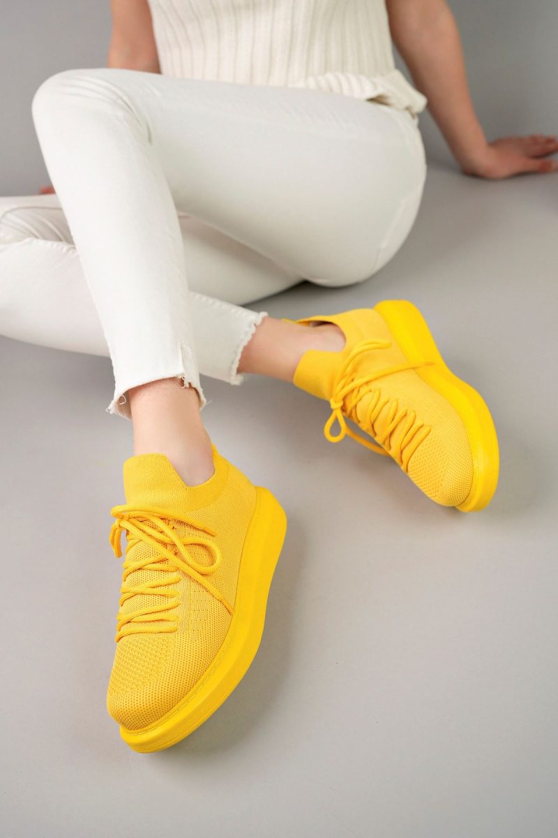 Chekich CH307 Women's Sneakers, Fashion Shoes, Yellow - Image 3