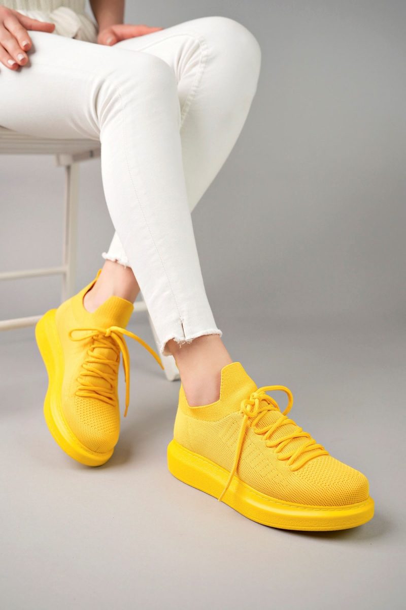 Chekich CH307 Women's Sneakers, Fashion Shoes, Yellow - Image 2