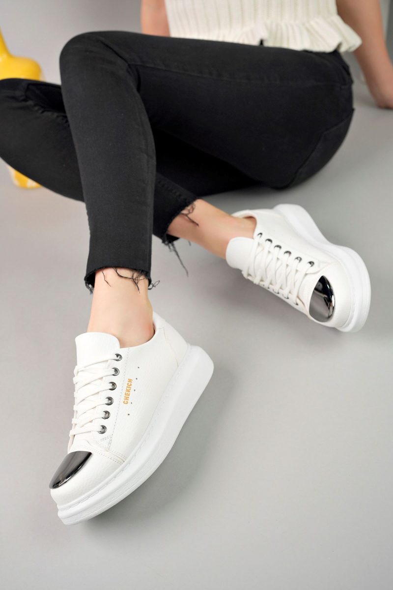 Chekich CH175 Women's Sneakers, Fashion Shoes, White - Image 3