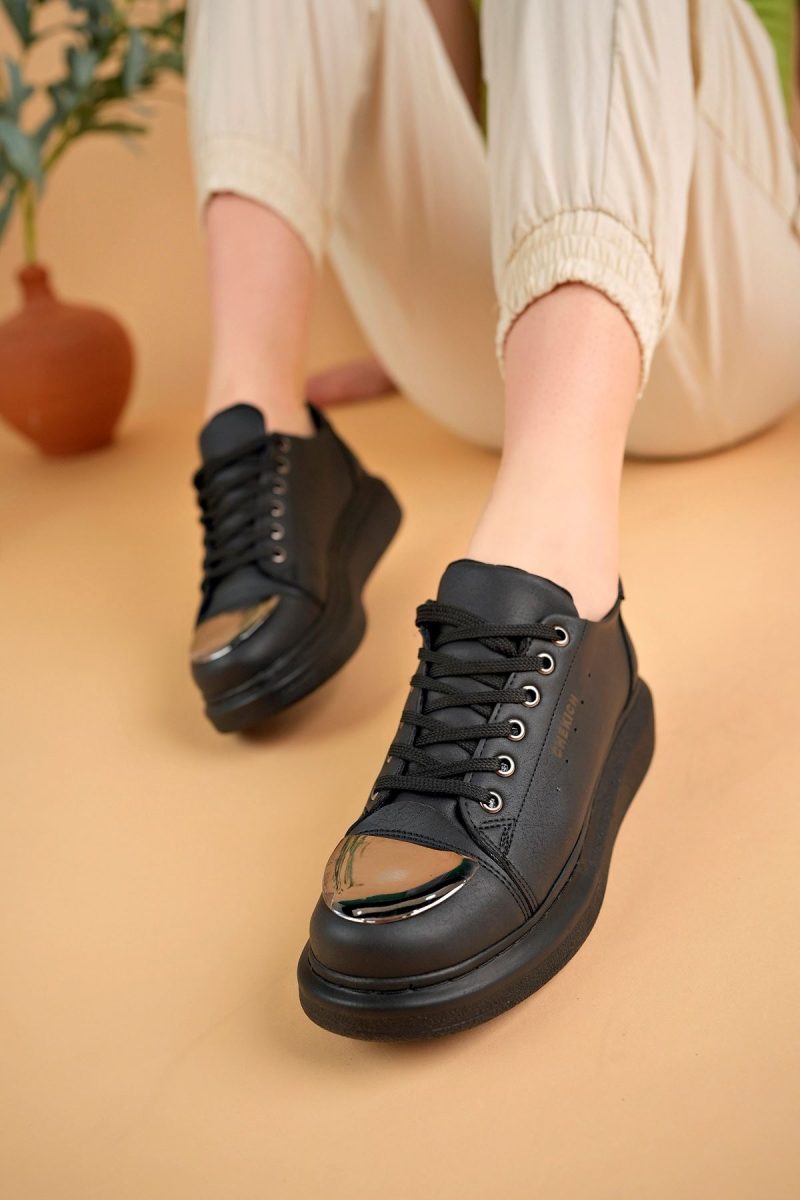 Chekich CH175 Women's Sneakers, Fashion Shoes, Black - Image 3