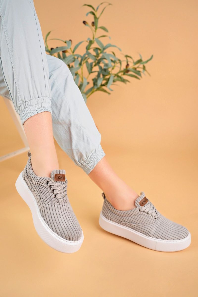 Chekich CH173 Women's Sneakers, Fashion Shoes, Grey - Image 3