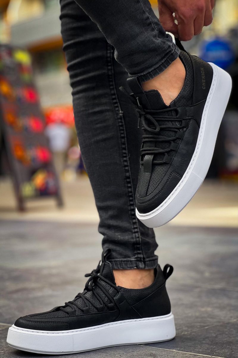 Chekich CH159 Men's Sneakers, Fashion Shoes, Black - Image 4