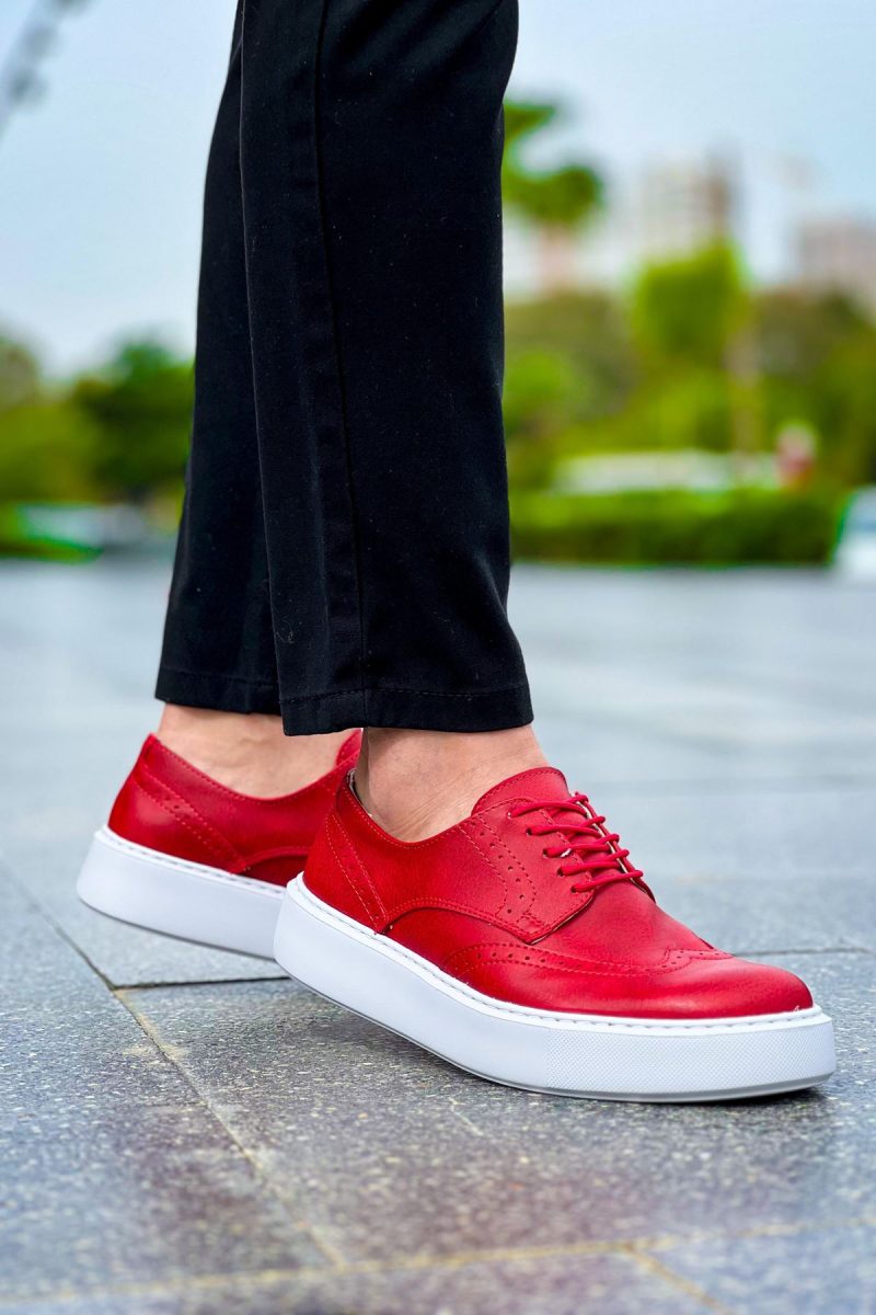 Chekich CH149 Men's Sneakers, Fashion Shoes, Red - Image 5