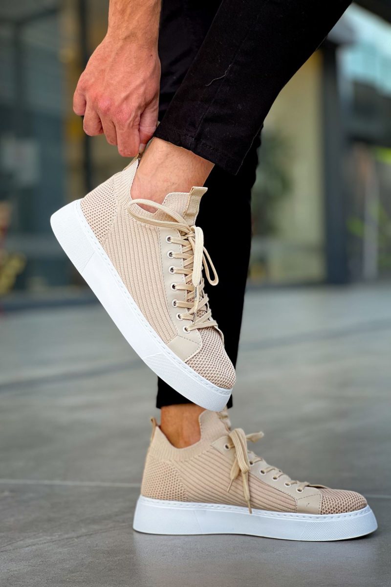 Chekich CH242 Men's Sneakers, Fashion Shoes, Beige - Image 7