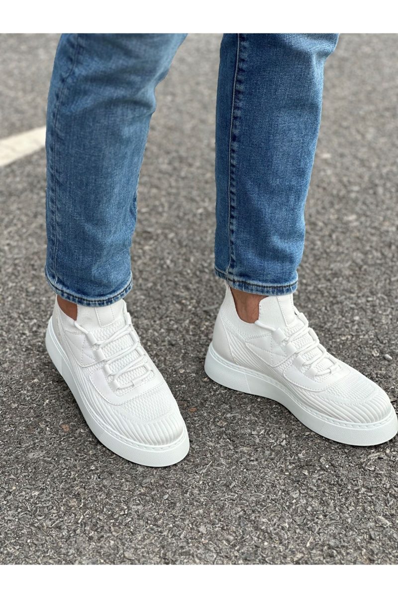 Chekich CH242 Men's Sneakers, Fashion Shoes, White - Image 3