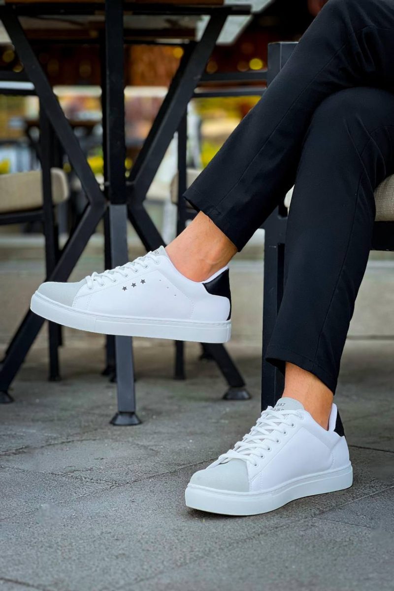 Boa KB-X7- Men Casual Shoes,  Leather White Fashion Shoes - Image 2