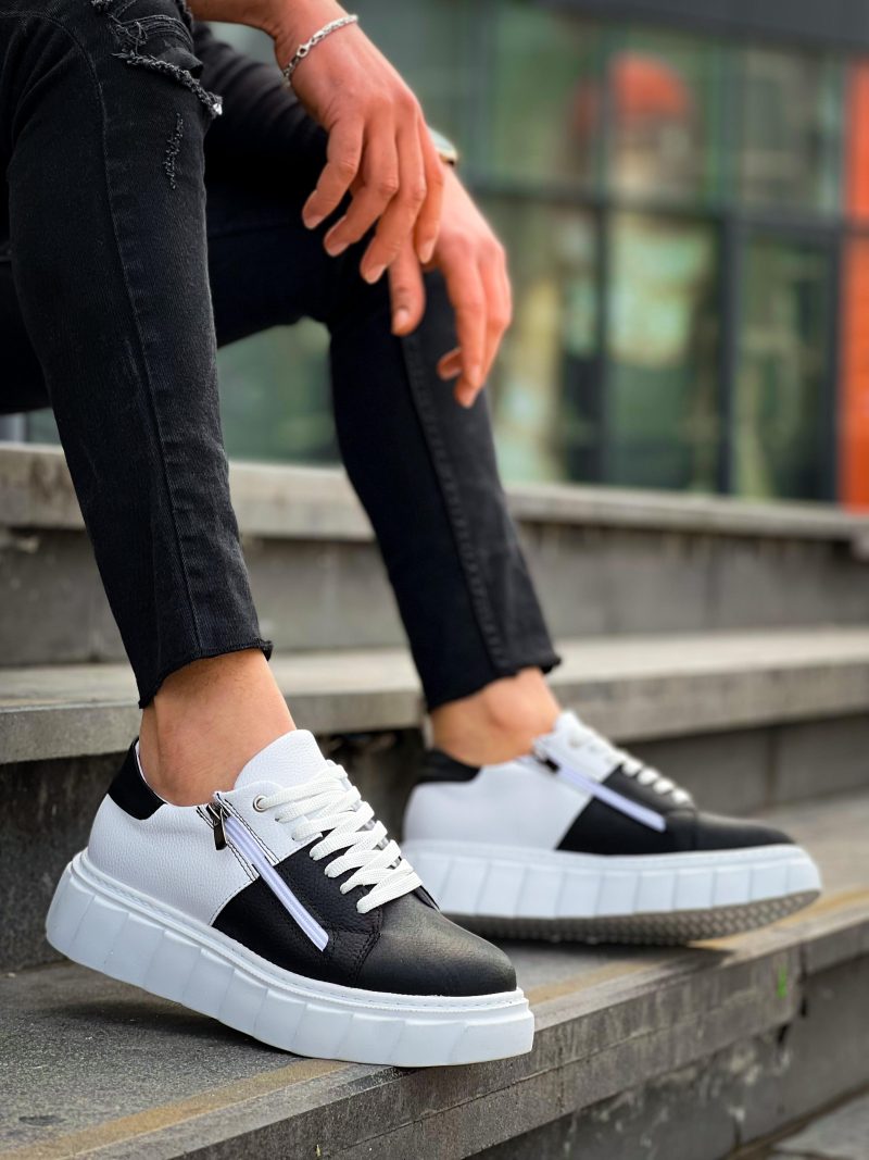 Boa KB-X15 Men Casual Shoes,  Leather Black Fashion Shoes
