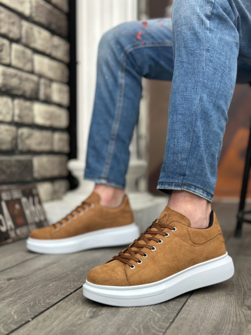 Boa BA0547 Men Casual Shoes,  Leather Brown Fashion Shoes - Image 2