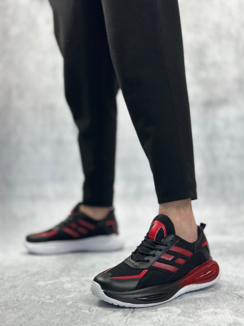 Boa BA0650 Men Casual Shoes,  Leather Black Fashion Shoes - Image 3