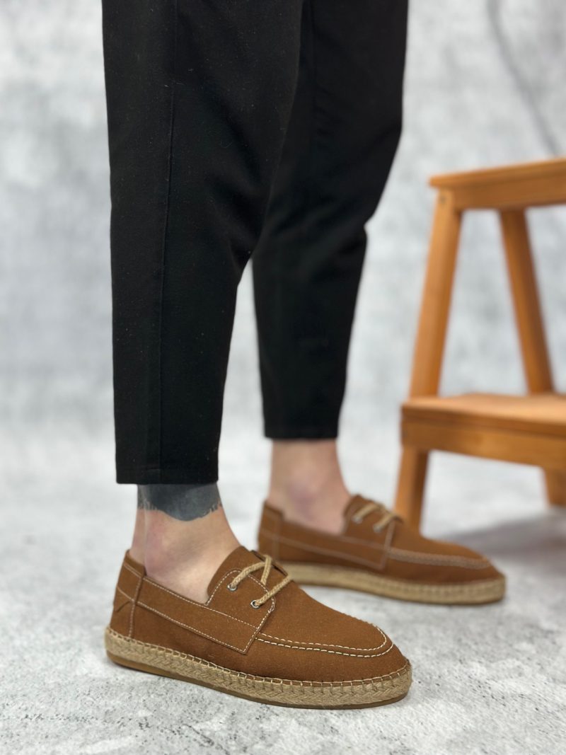 Boa BA0358 Men Sneakers,  Leather Brown Fashion Shoes