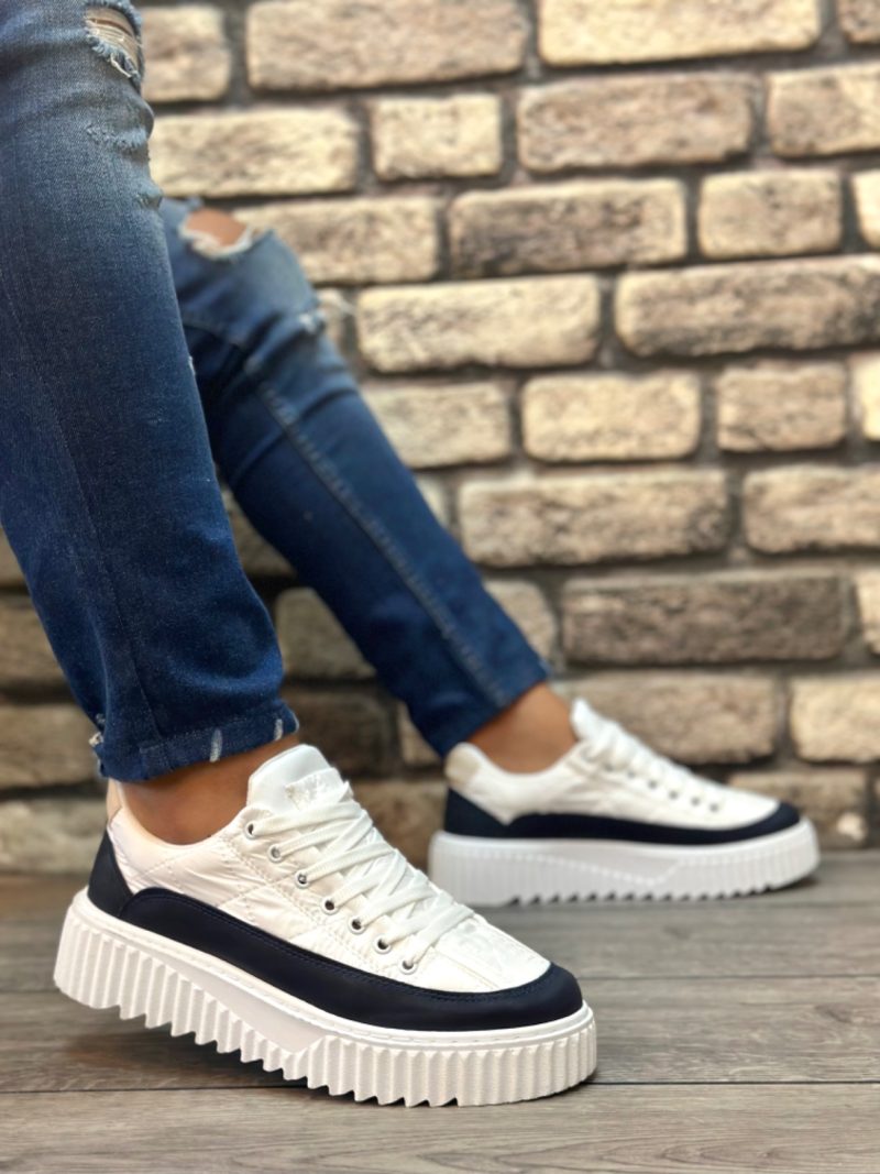 Boa BA0801 Men Sneakers,  Leather White Fashion Shoes - Image 3