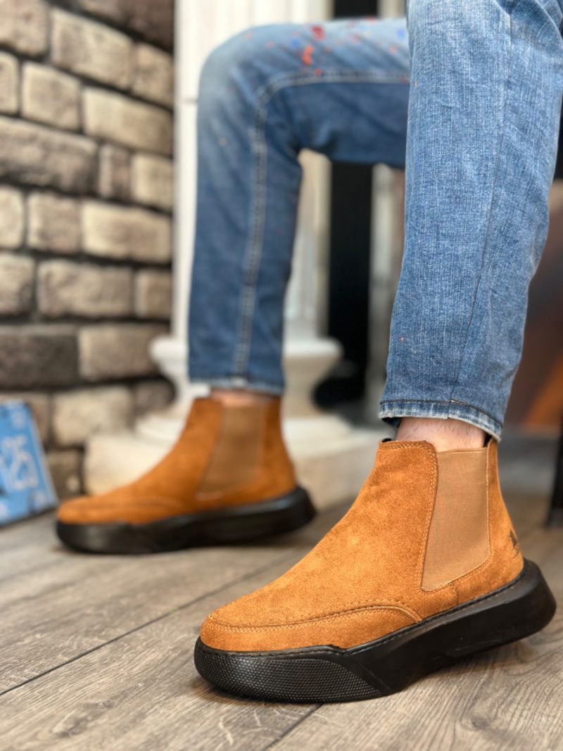 Boa BA0150 Men Boots,  Leather Brown Fashion Shoes - Image 2