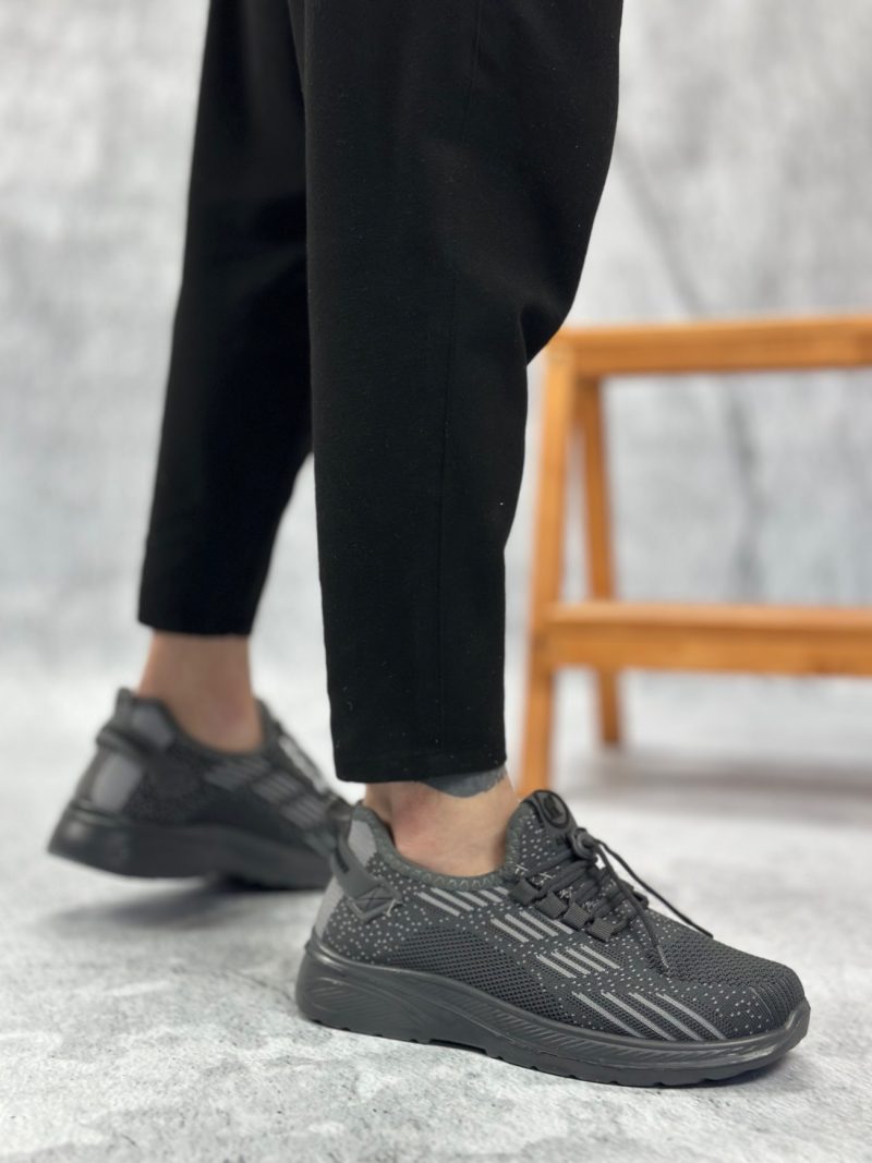 Boa BA0356 Men Casual Shoes,  Leather GRİ Fashion Shoes - Image 2