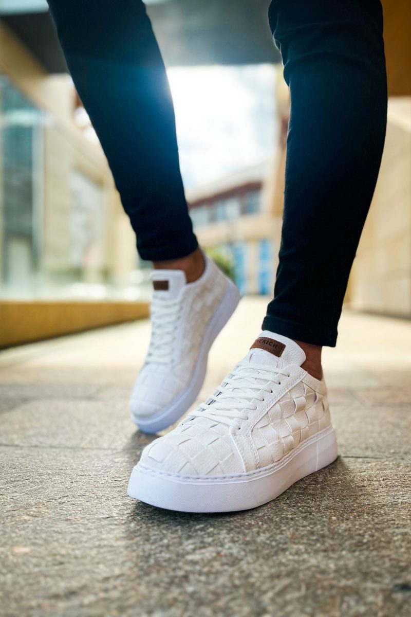 Chekich CH209 Men's Sneakers, Fashion Shoes, White - Image 3