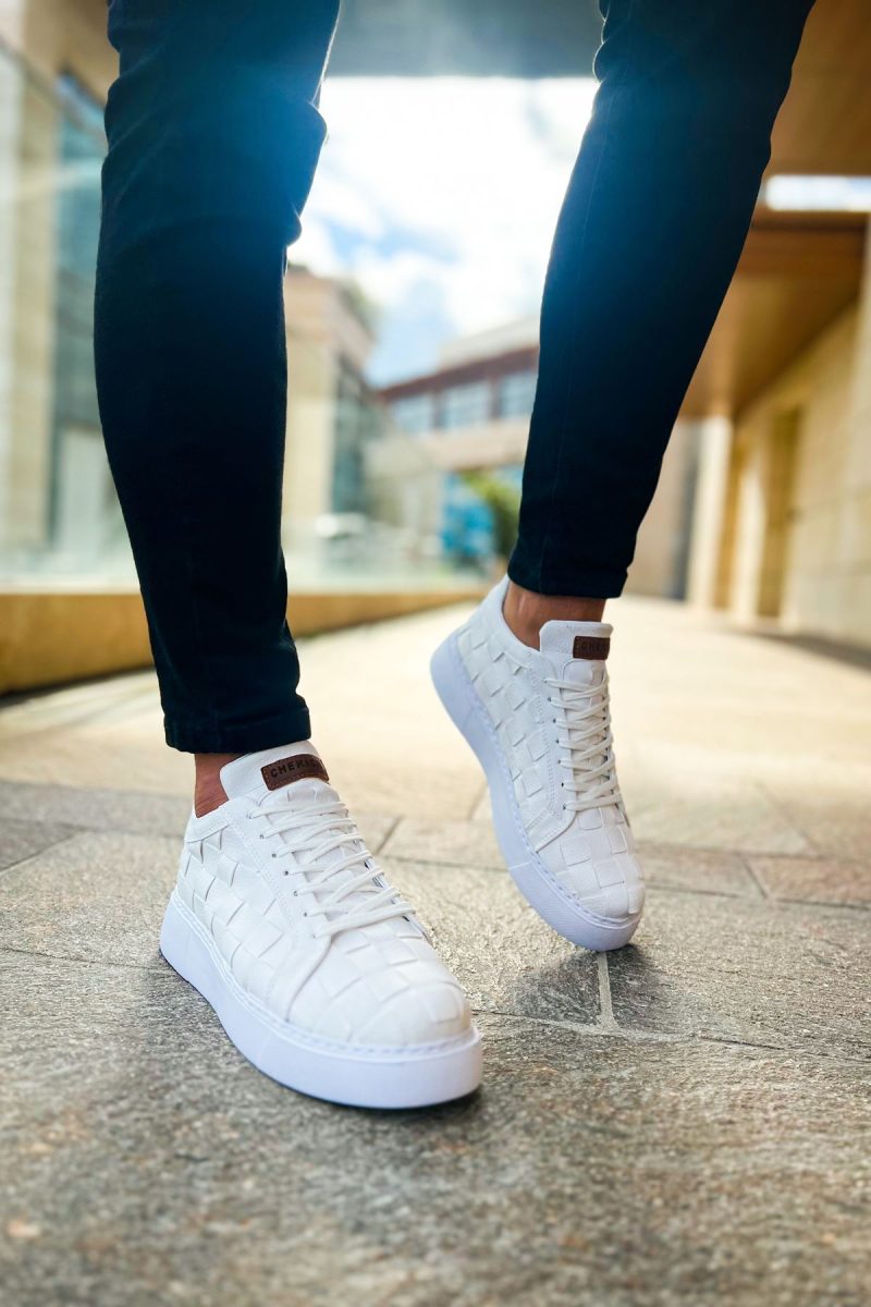 Chekich CH209 Men's Sneakers, Fashion Shoes, White - Image 2