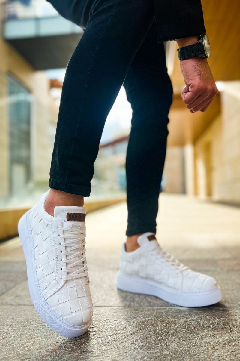 Chekich CH209 Men's Sneakers, Fashion Shoes, White - Image 4