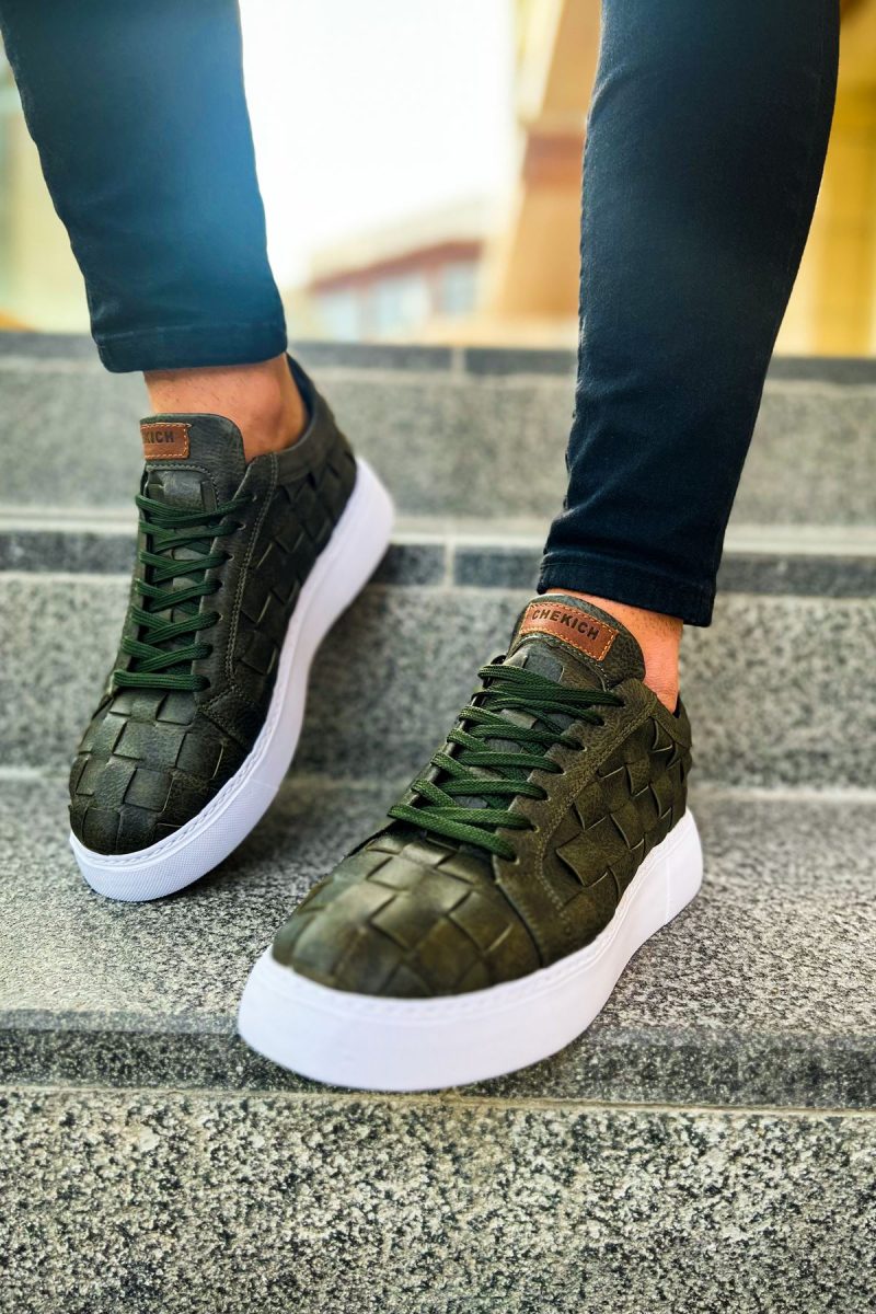 Chekich CH209 Men's Sneakers, Fashion Shoes, Green - Image 3