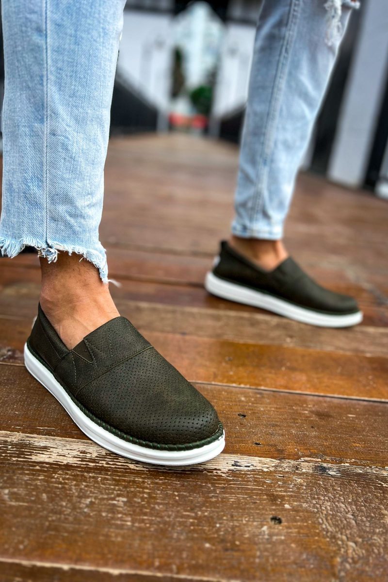 Chekich CH091 Men's Sneakers, Fashion Shoes, Green - Image 3