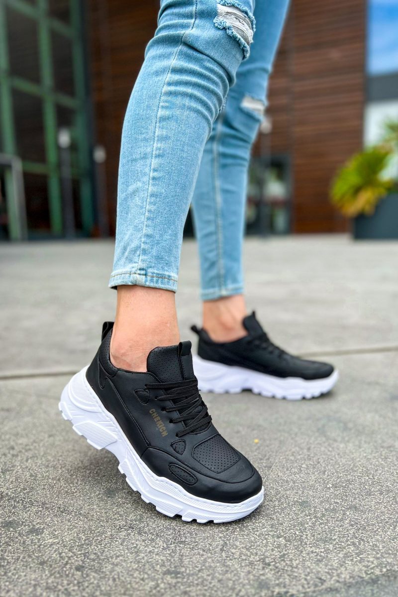Chekich CH089 Men's Sneakers, Fashion Shoes, Black