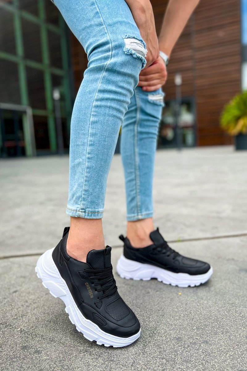 Chekich CH089 Men's Sneakers, Fashion Shoes, Black - Image 3