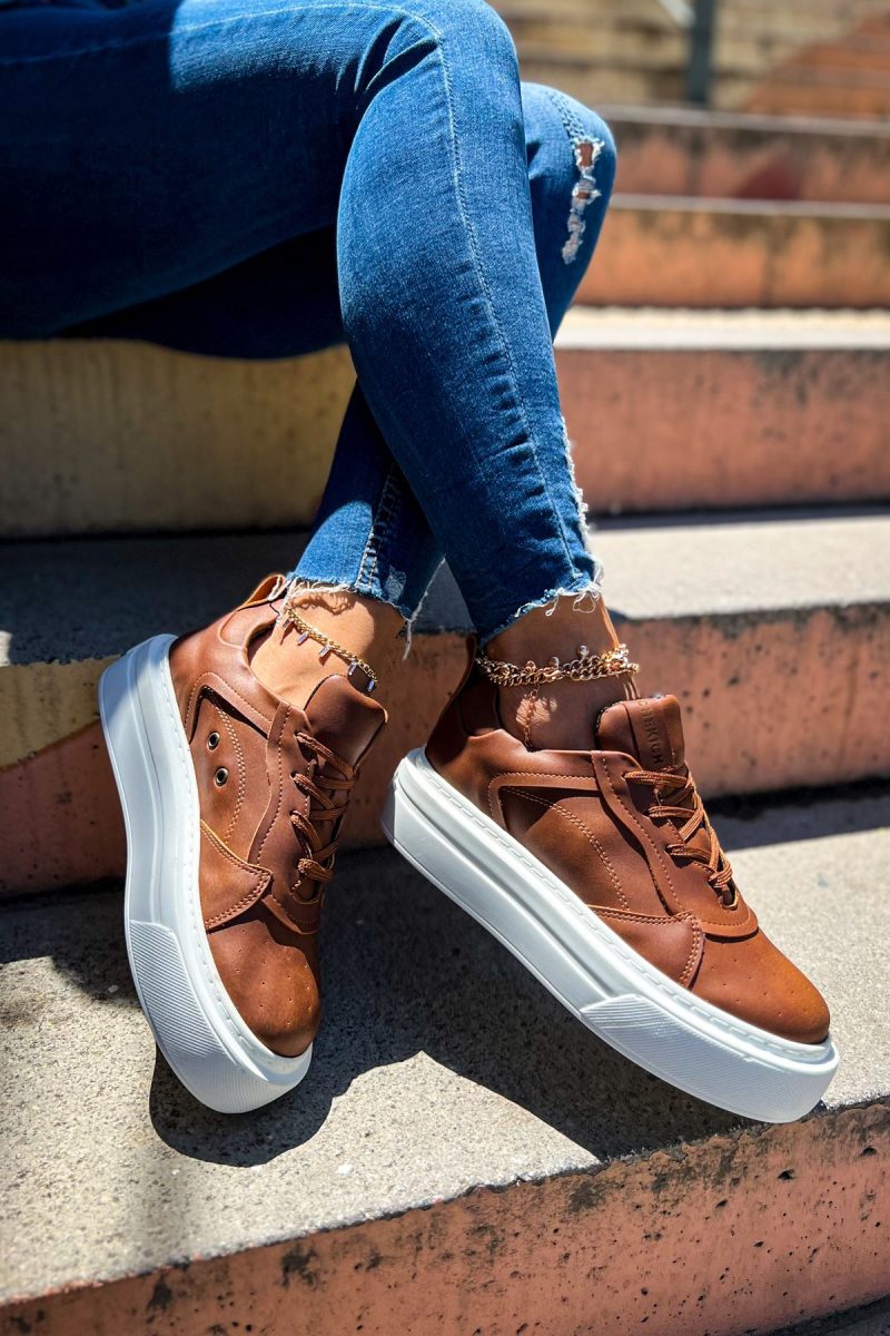 Chekich CH187 Women's Sneakers, Fashion Shoes, Brown - Image 3