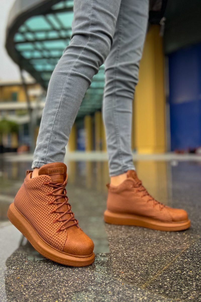 Chekich CH111 Men's Sneakers, Fashion Shoes, Brown