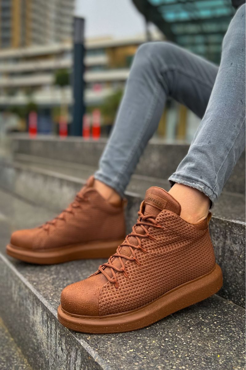 Chekich CH111 Men's Sneakers, Fashion Shoes, Brown - Image 3